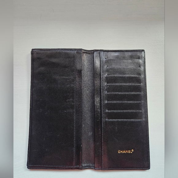 Chanel Chocolate Bar Long leather wallet FINAL $ FIRM - Picture 3 of 7